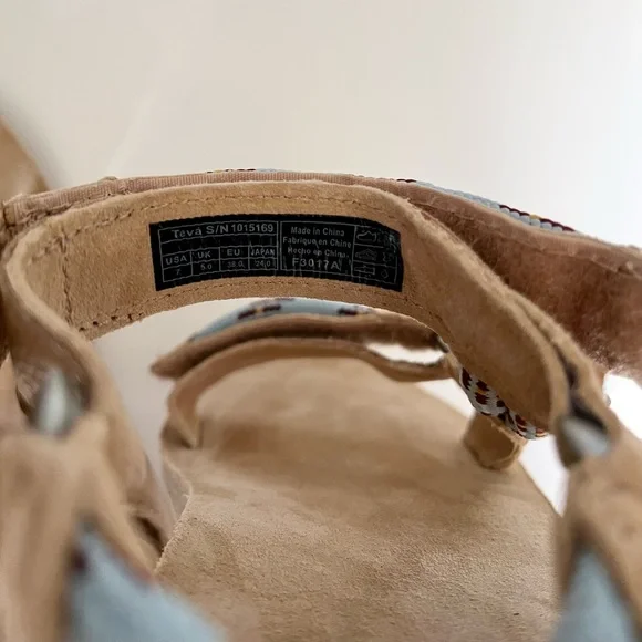 EUC In Box - Teva Original Universal Rope Sandals - Canal Blue - Picture 7 of 8